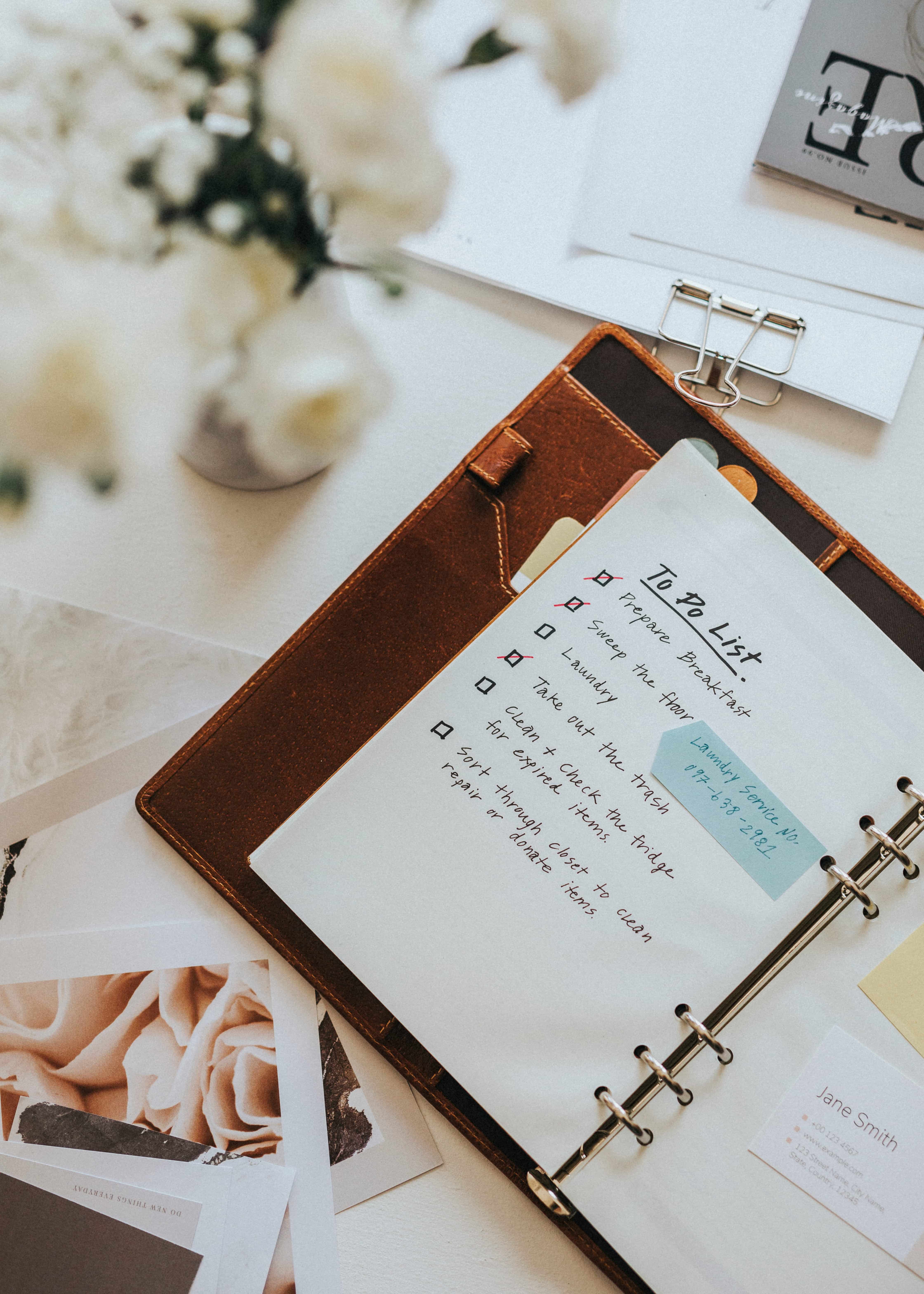 organisation mariage sans planning rigide